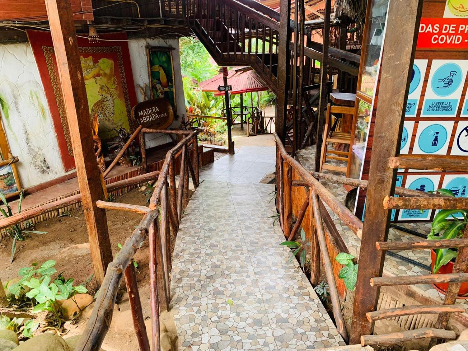 Madera Labrada Lodge Ecologico Tarapoto Exterior foto